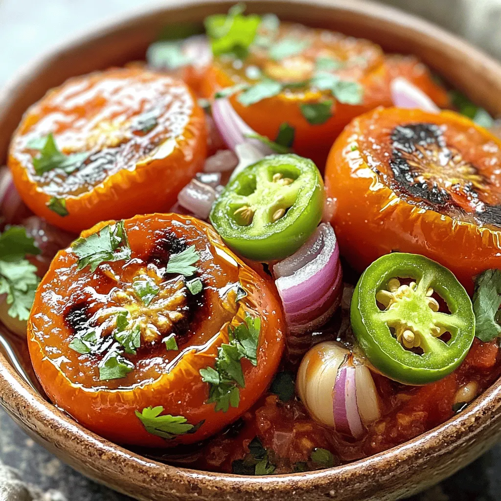 Roasted Tomato Salsa Flavorful and Fresh Dip Recipe