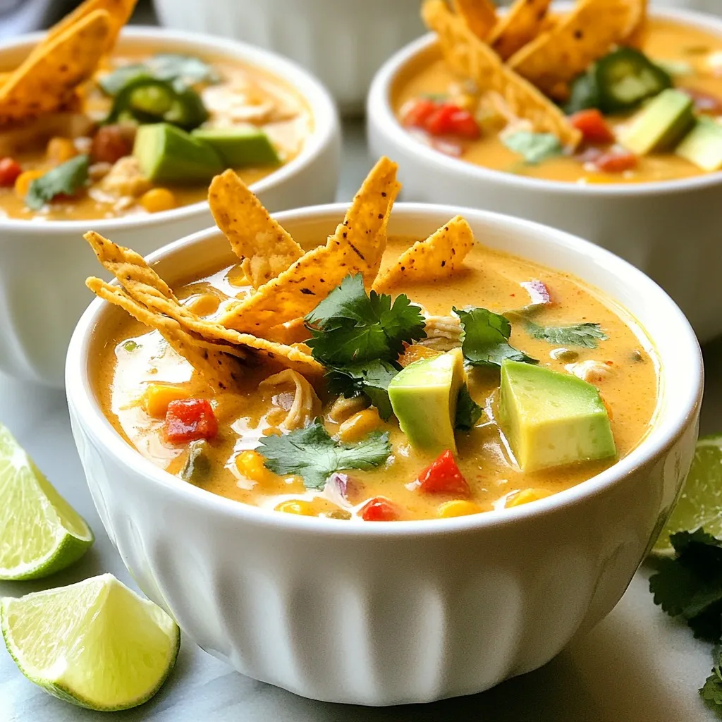 Creamy Chicken Tortilla Soup Rich and Flavorful Recipe