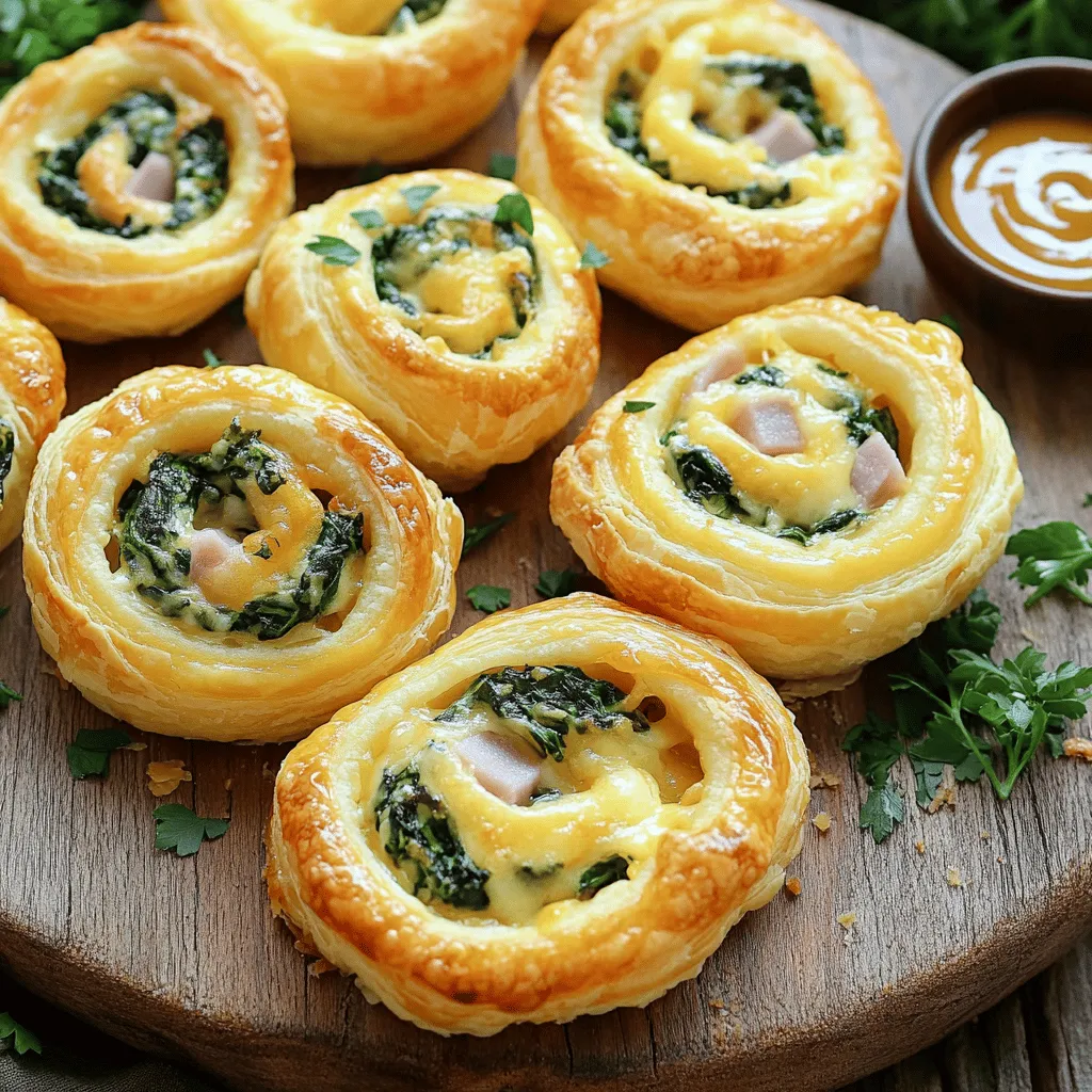 Easy Baked Ham and Cheese Pinwheels Tasty Snack Treat