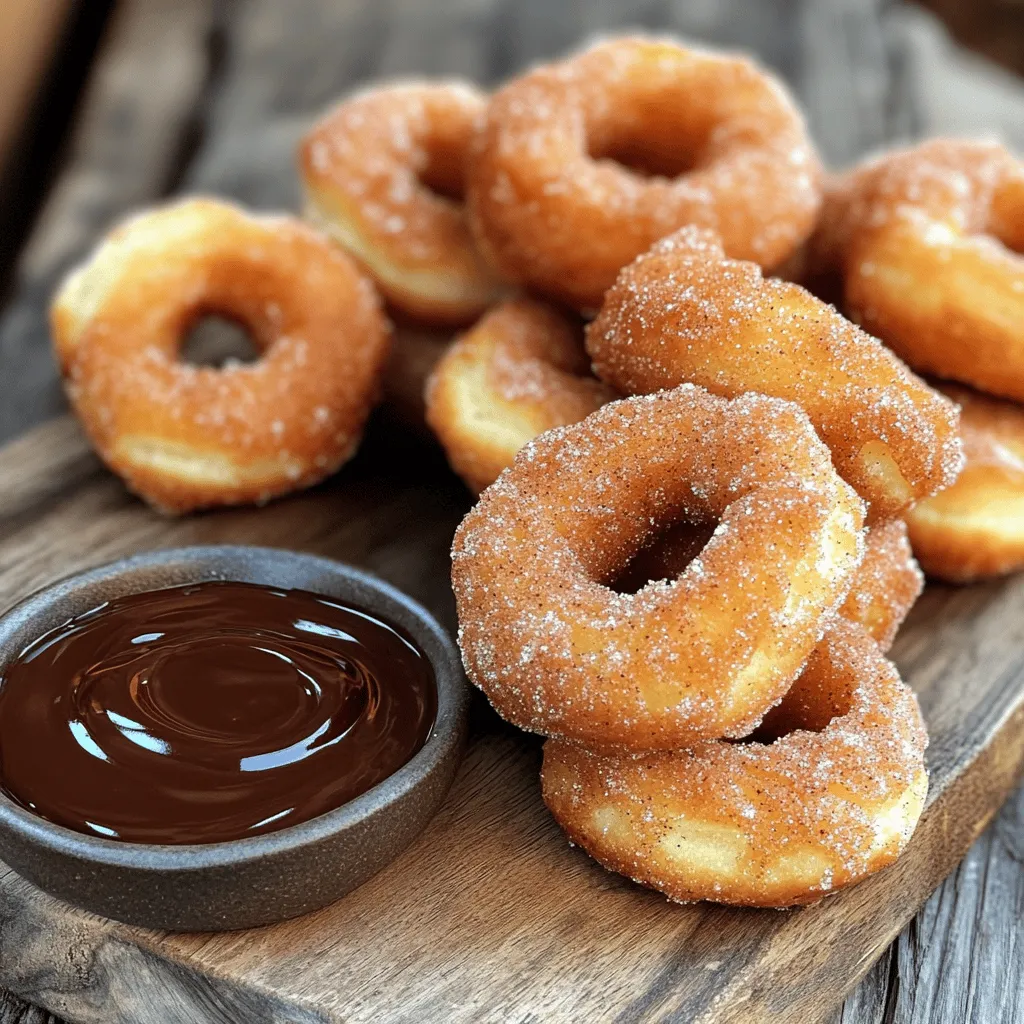 Sweet Churro Donut Bites Flavorful Delight to Savor