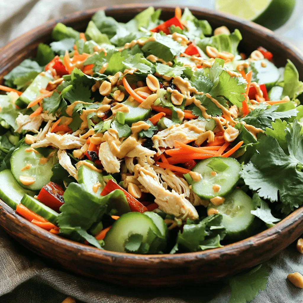 Thai Chicken Salad Fresh and Flavorful Delight