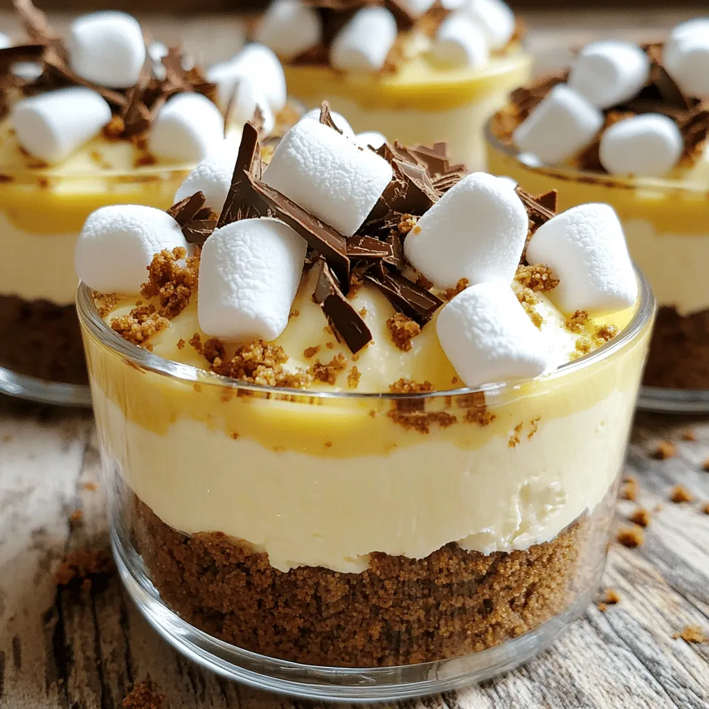 No-Bake S’mores Cheesecake Cups Tasty and Simple Treat