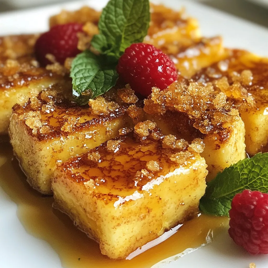 Crème Brûlée French Toast Decadent and Delicious Dish