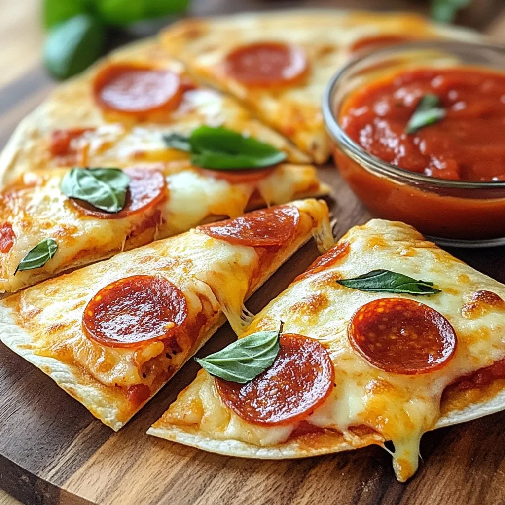 Pepperoni Pizzadillas Quick and Flavorful Delight