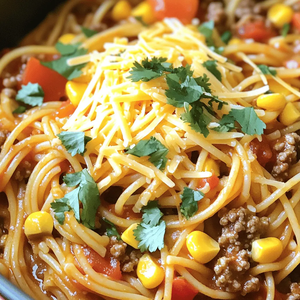 One-Pot Cowboy Spaghetti Easy and Flavorful Meal