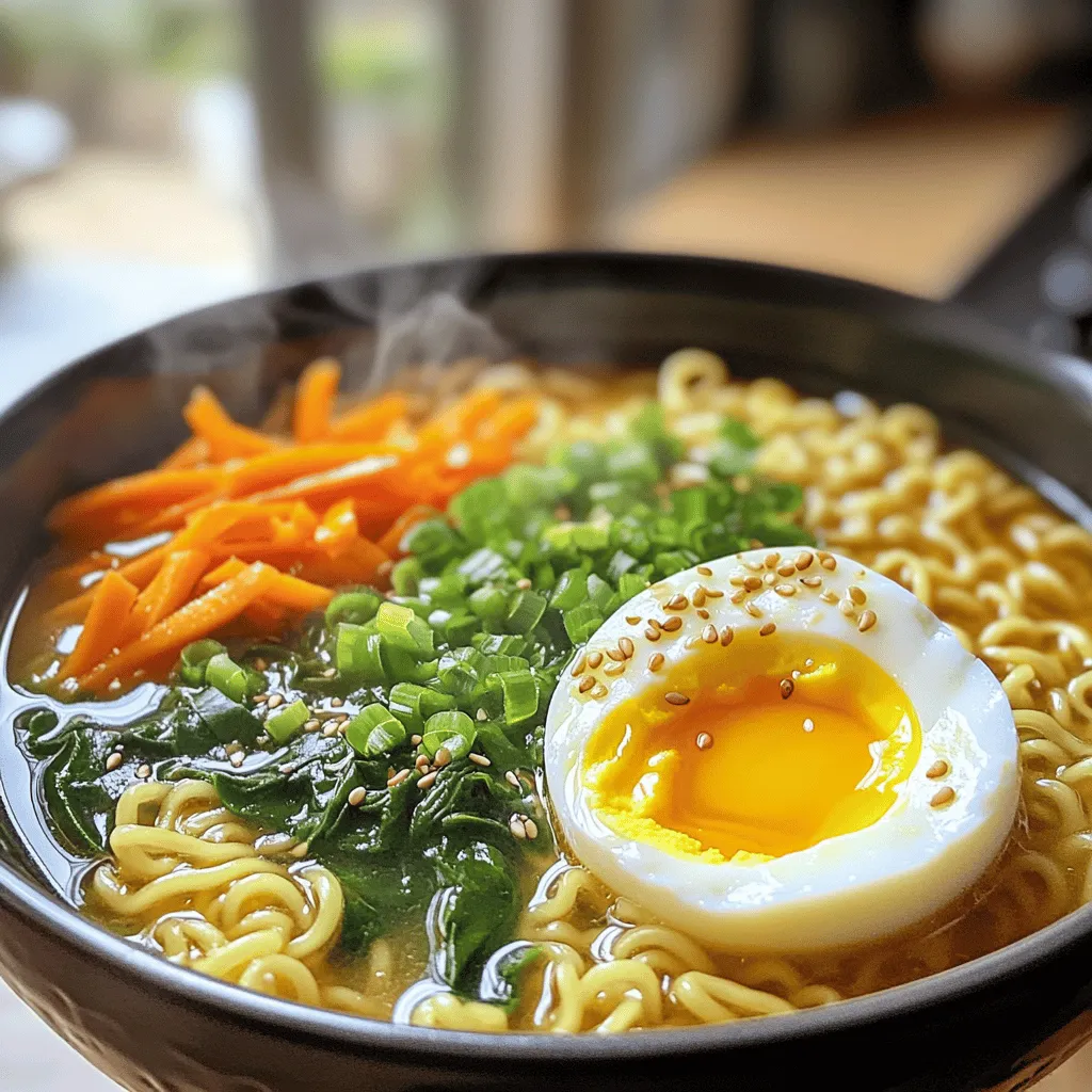 TikTok Spicy Garlic Ramen Simple and Flavorful Dish