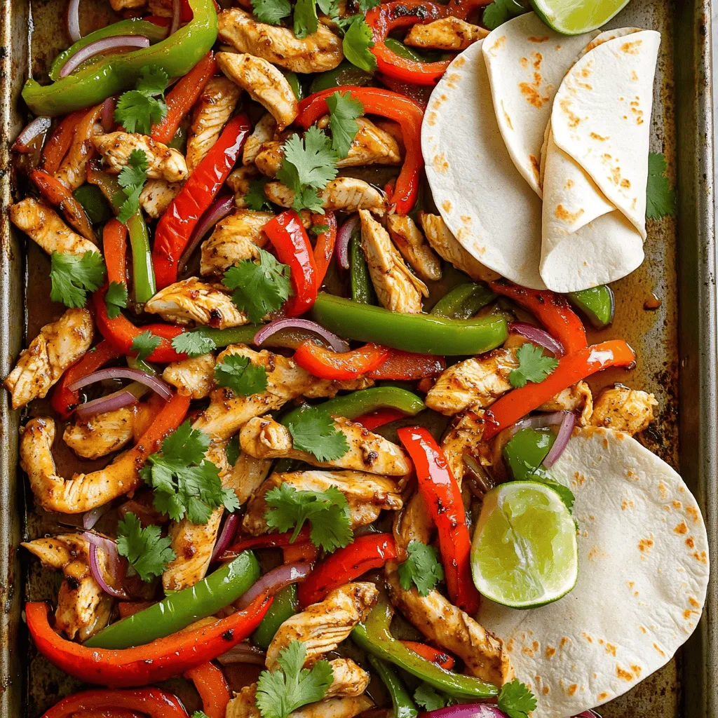 Honey Garlic Chicken Fajitas Sheet Pan Delight