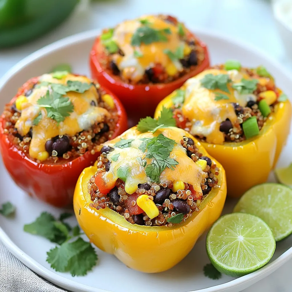 Vegetarian Taco Stuffed Peppers Tasty and Easy Meal