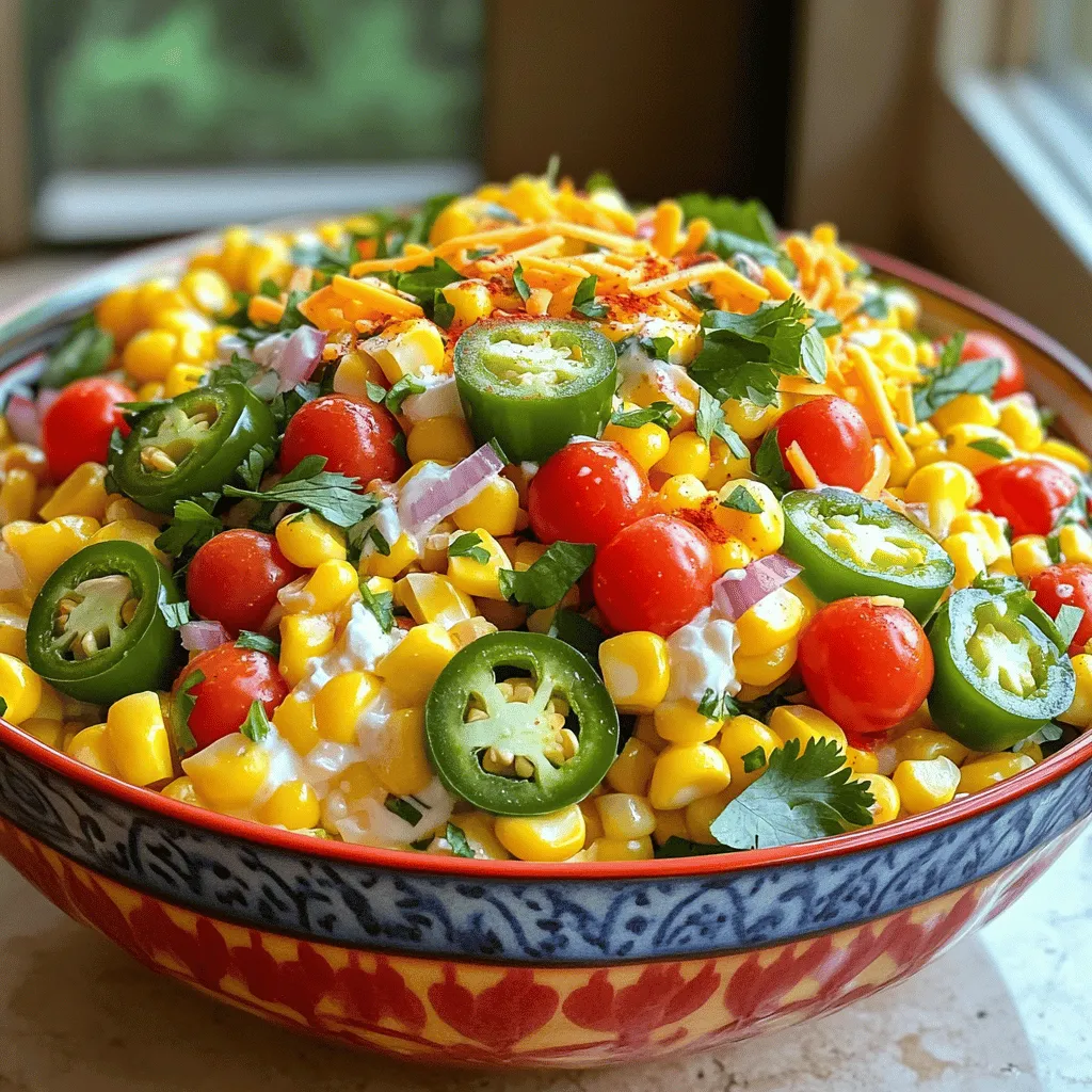 Jalapeno Popper Corn Salad Fresh and Flavorful Dish