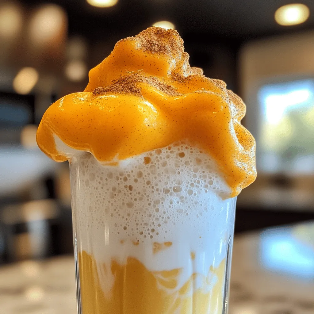 Pumpkin Cold Foam Tasty Recipe for Fall Drinks