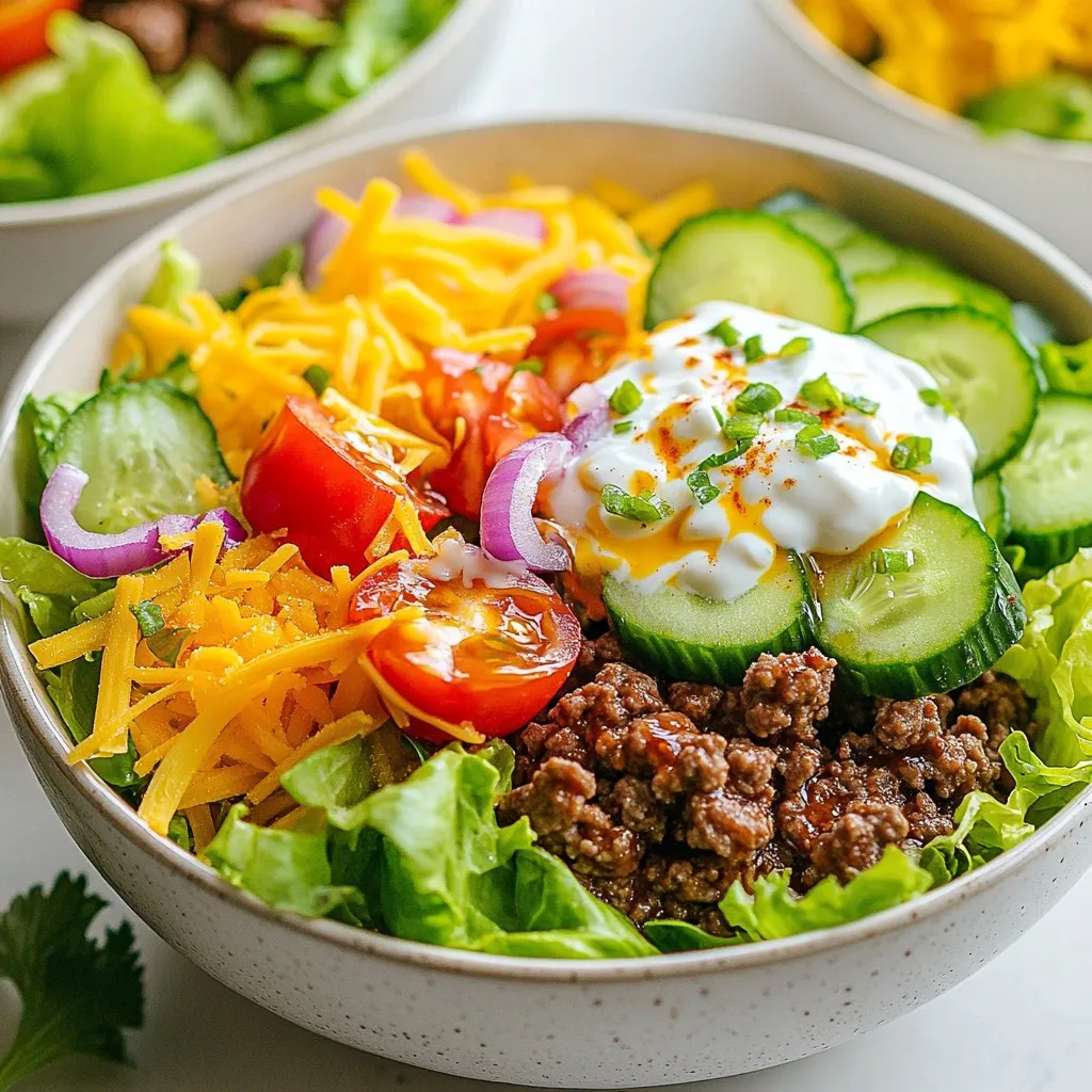 Low-Carb Burger Bowls Quick and Tasty Meal Guide