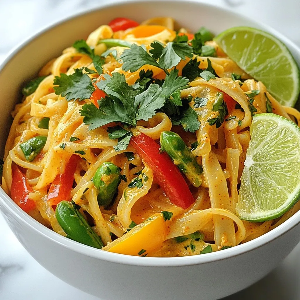 Thai Coconut Curry Noodles Simple and Tasty Recipe