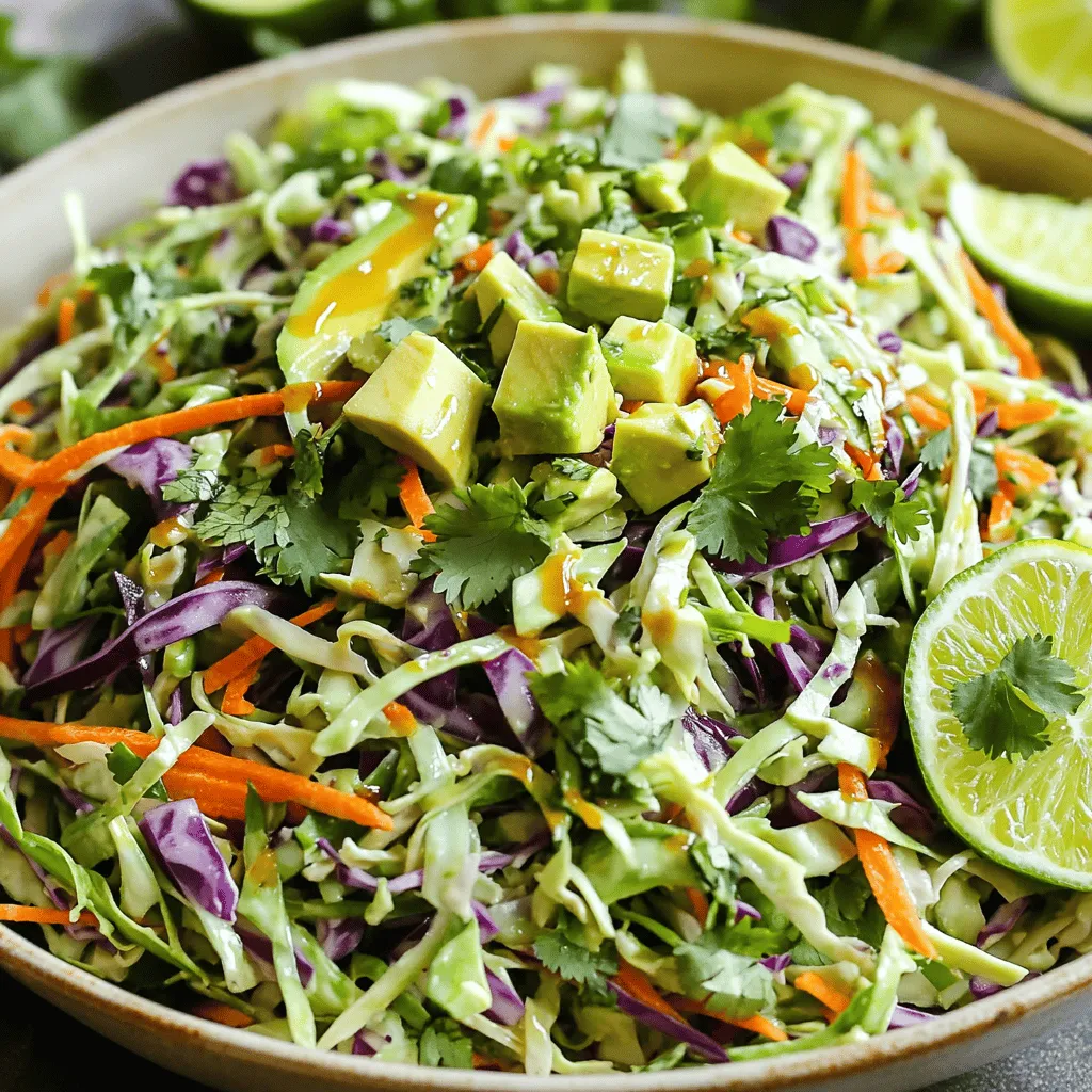 Cilantro Lime Slaw Fresh and Flavorful Side Dish