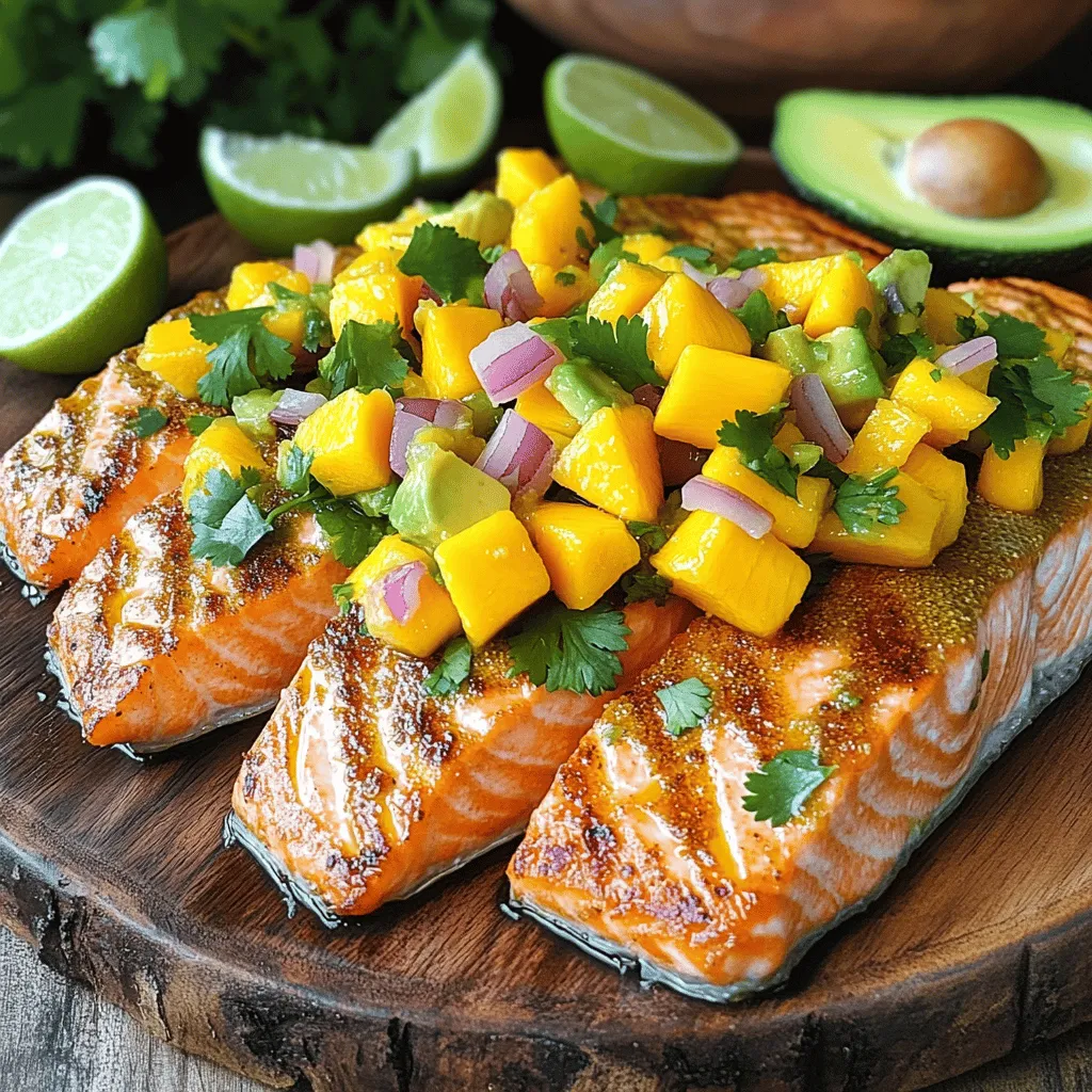 Salmon with Fresh Mango Salsa Flavorful and Healthy Dish