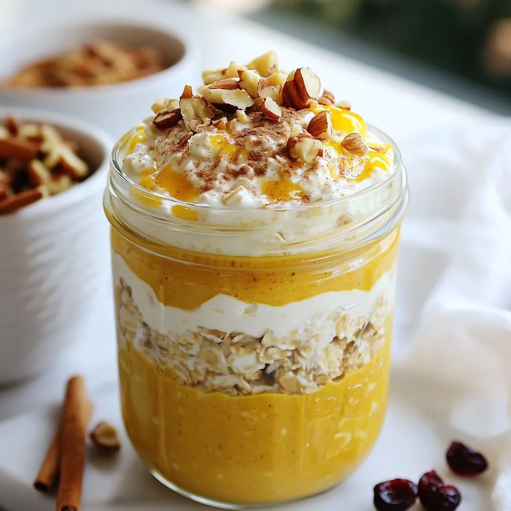 Pumpkin Spice Overnight Oats Delightful and Easy Recipe