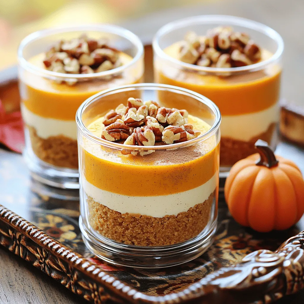 No-Bake Pumpkin Cheesecake Cups Easy and Delicious Delight