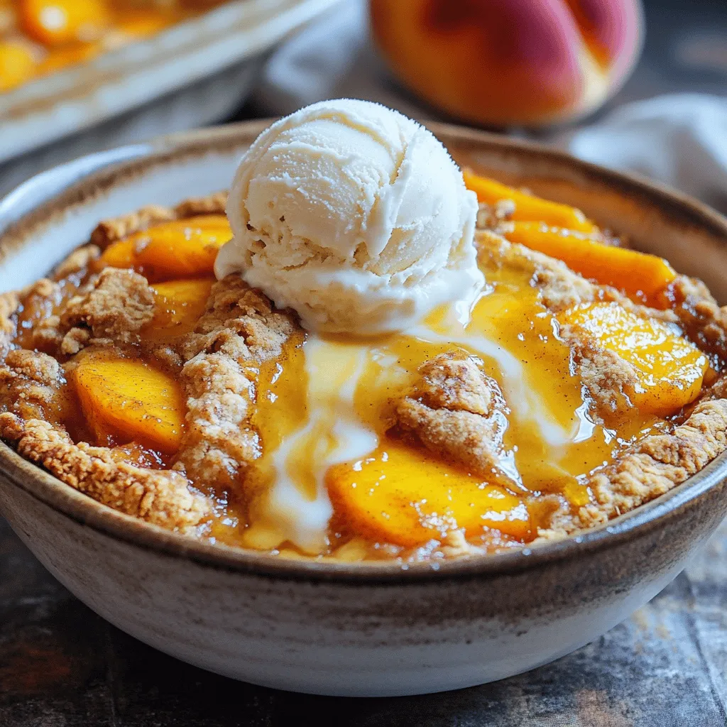 The Best Peach Cobbler Recipe Delightful and Easy