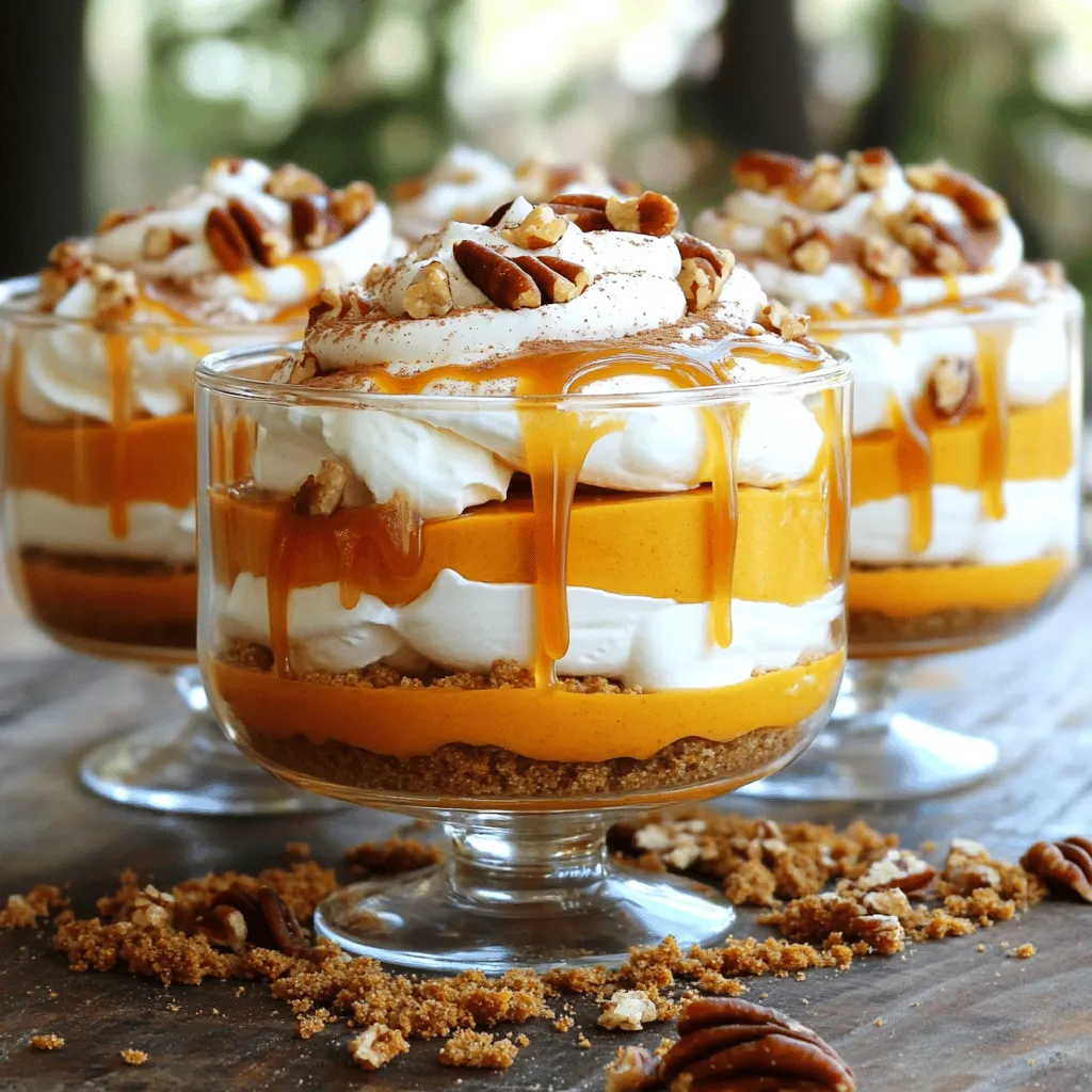 Pumpkin Caramel Cheesecake Trifles Delightful Treat