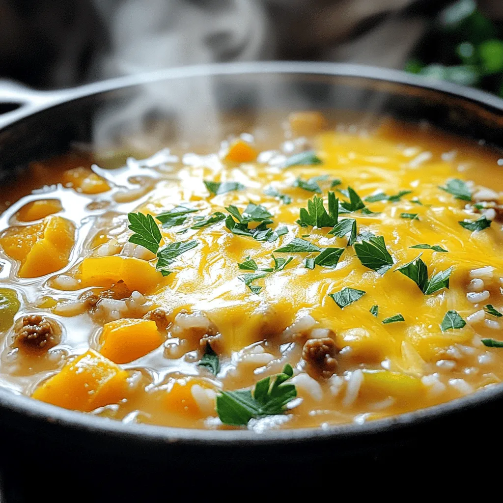 Cheesy Stuffed Pepper Soup Flavorful and Easy Recipe