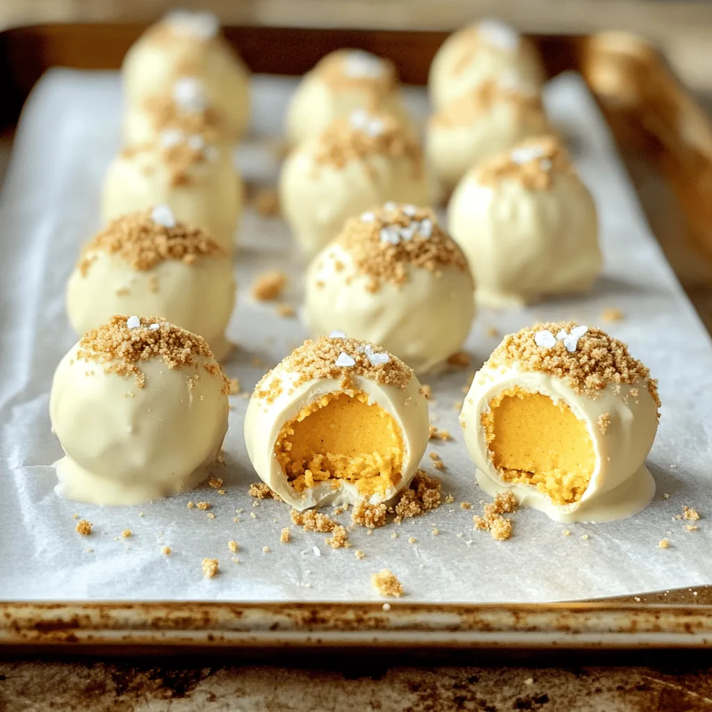 Pumpkin Cheesecake Truffles Irresistible Dessert Treat