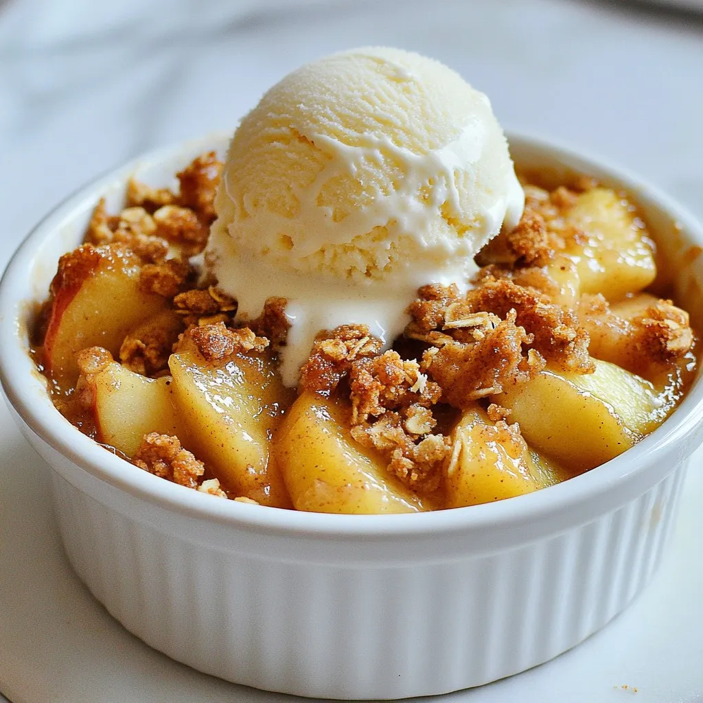 Single-Serve Apple Crumble Tasty and Simple Dessert