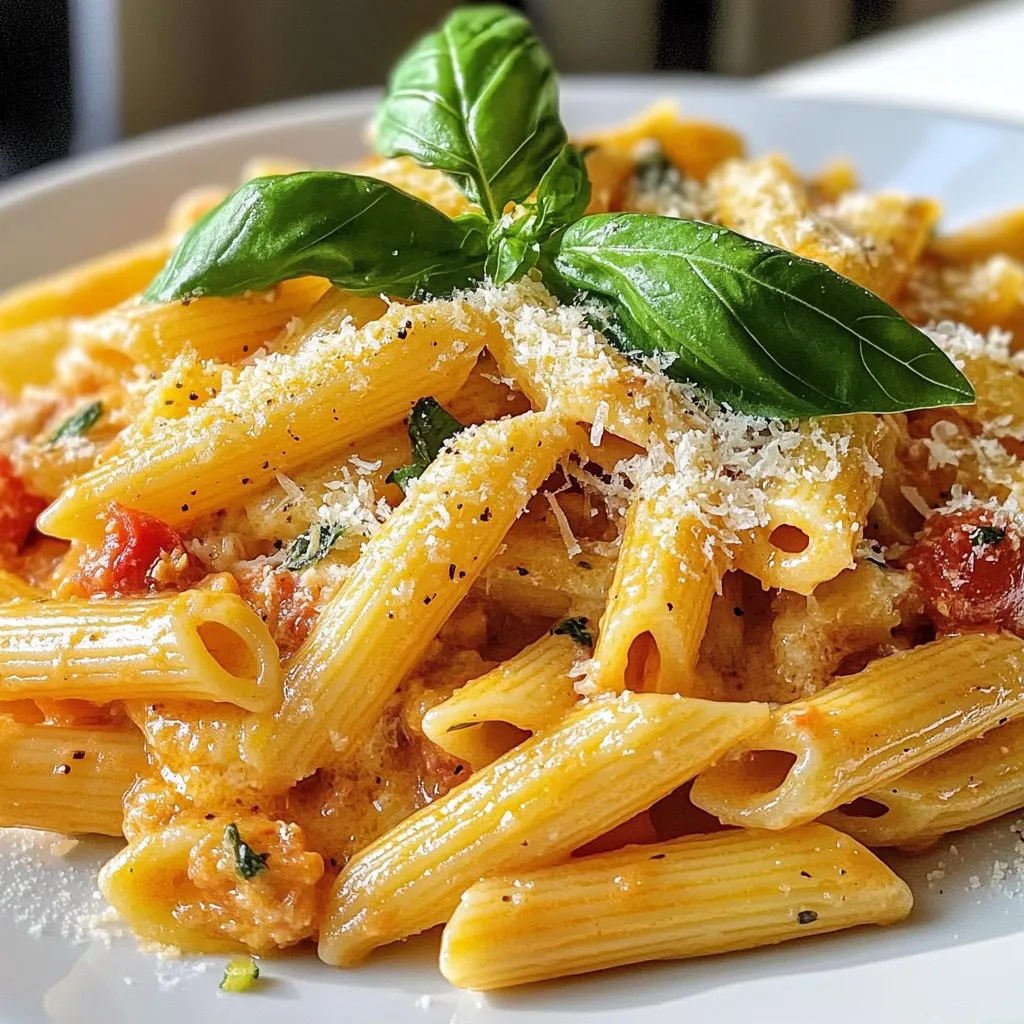 Creamy Tomato Garlic Pasta Simple and Tasty Dish