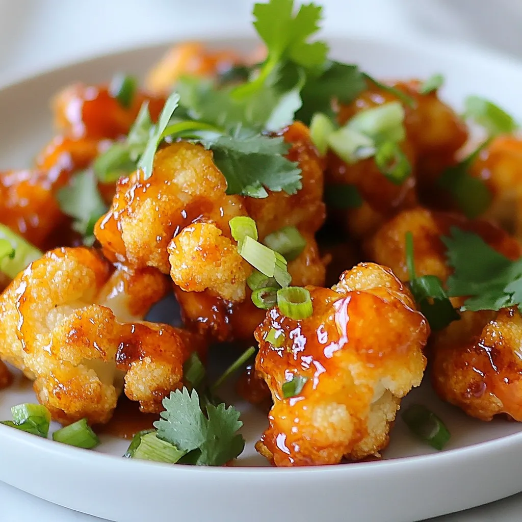 Honey Sriracha Cauliflower Wings Flavorful Game Changer