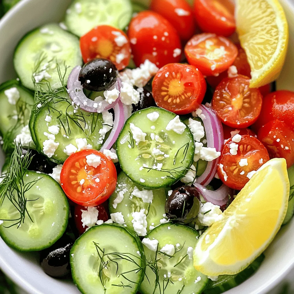Cucumber Snack Bowl Fresh and Flavorful Delight