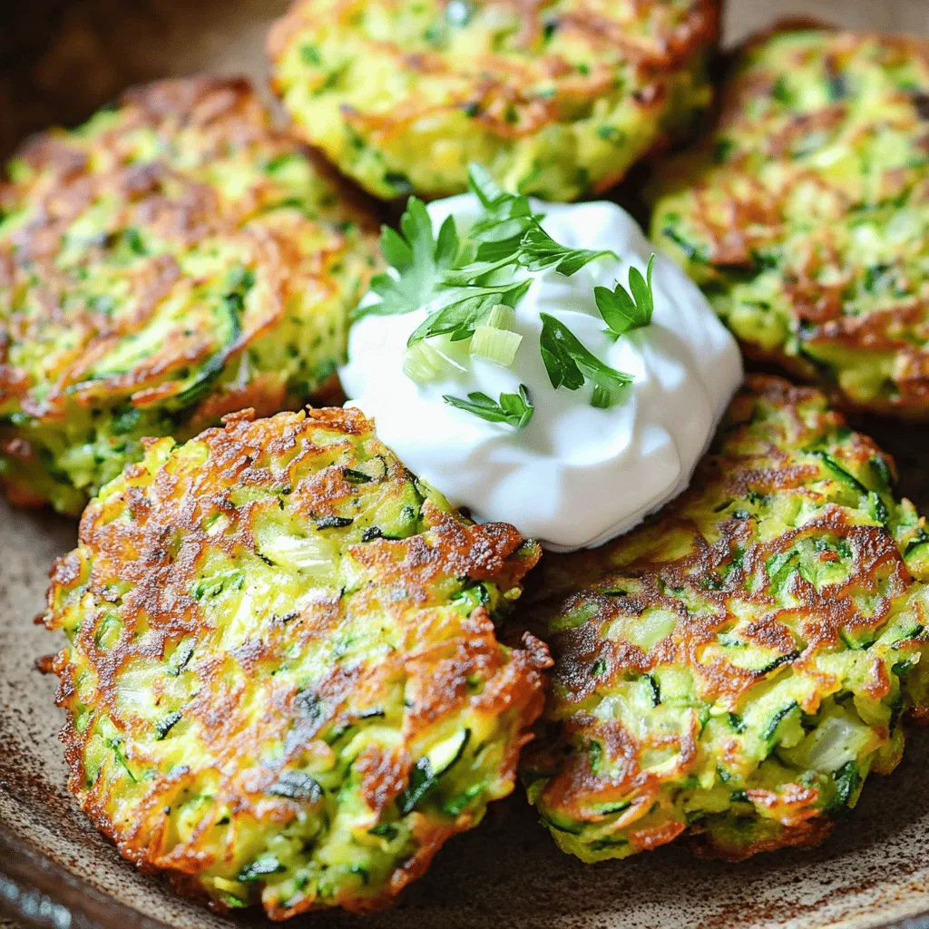 Healthy Zucchini Fritters Crispy and Flavorful Snack