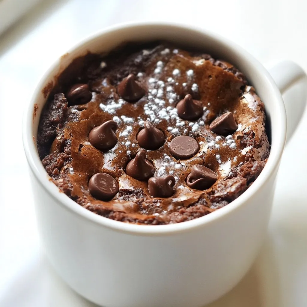 Minute Protein Brownie Quick and Easy Snack Idea