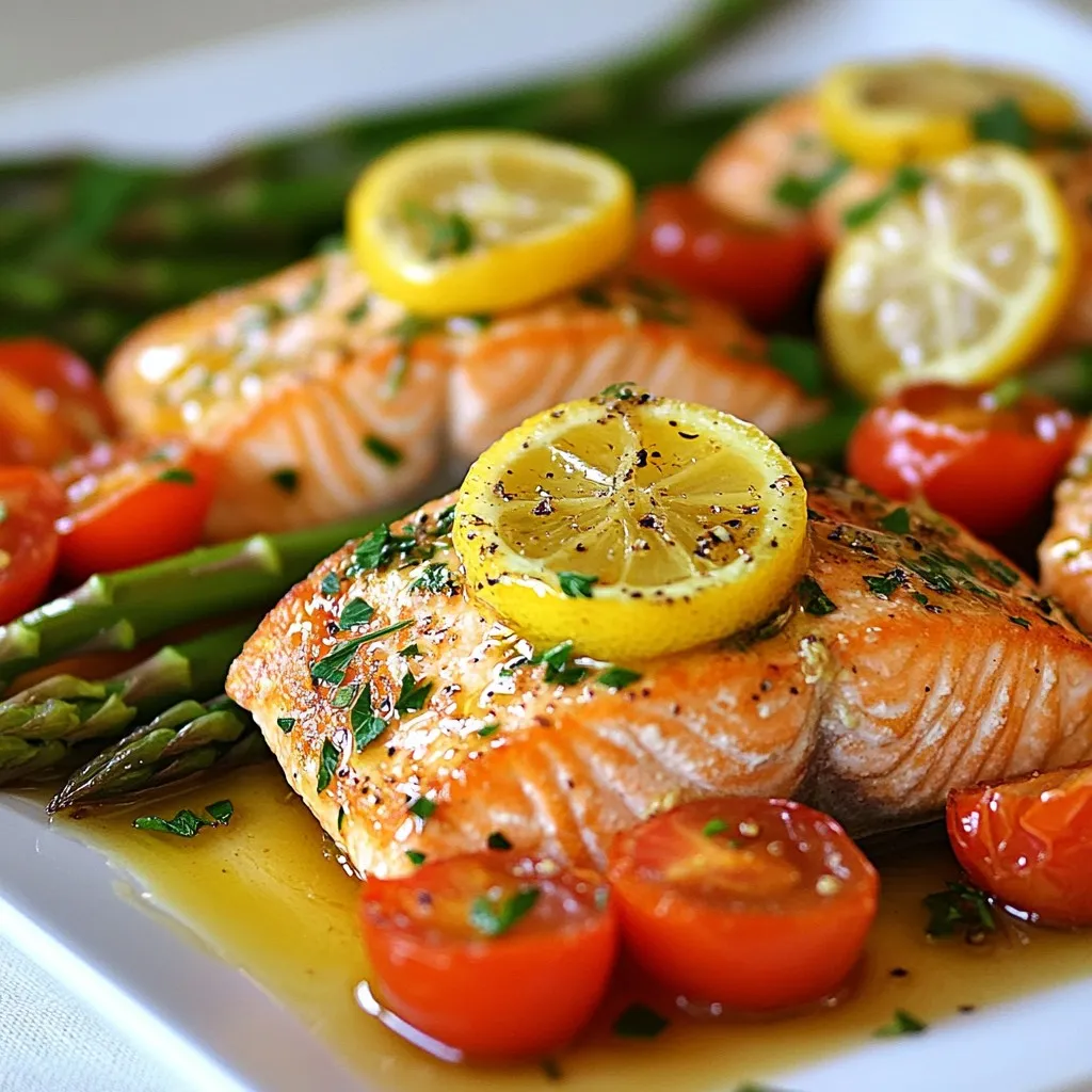 Sheet Pan Lemon Herb Salmon Delightfully Simple Dish