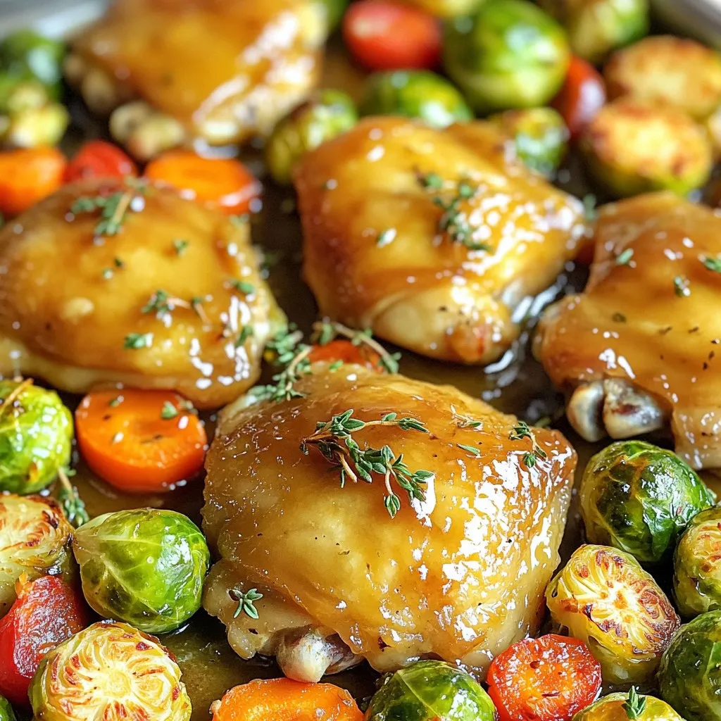 Sheet Pan Maple Dijon Chicken &#038; Veggies Delight