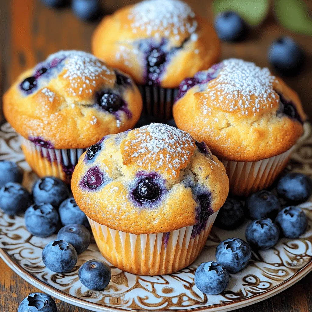 Best Blueberry Muffins Delightfully Fluffy Treat