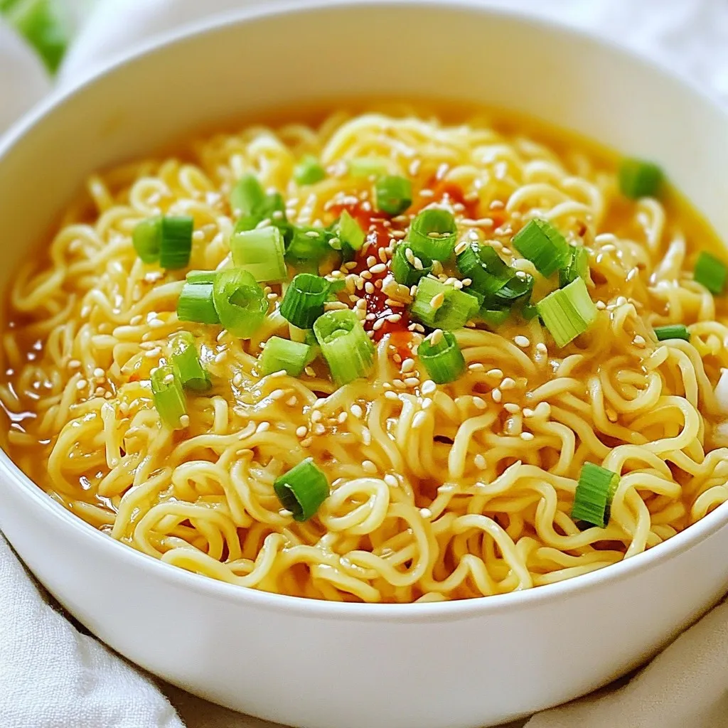 Spicy Garlic Butter Ramen Hack Easy Flavor Boost
