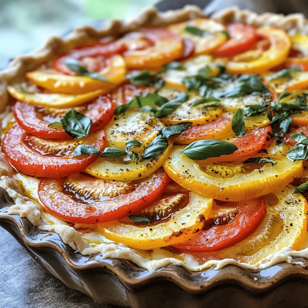 Easy Heirloom Tomato Pie Casserole Tasty Family Dish