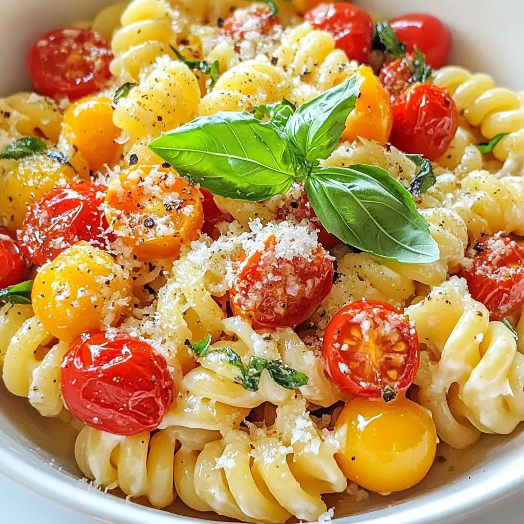 Baked Feta Pasta with Cherry Tomatoes Delightful Dish