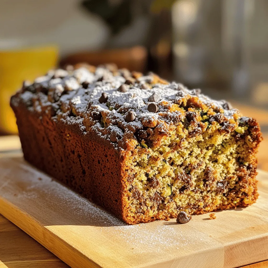 The BEST Chocolate Chip Zucchini Bread Recipe Freshly Baked