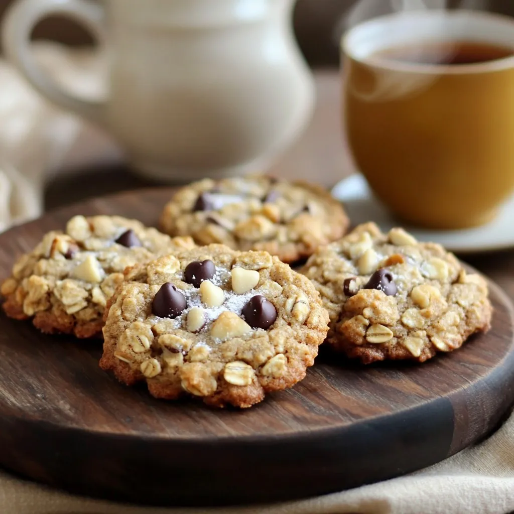 Chai-Spiced Oatmeal Chocolate Chip Cookies Delight
