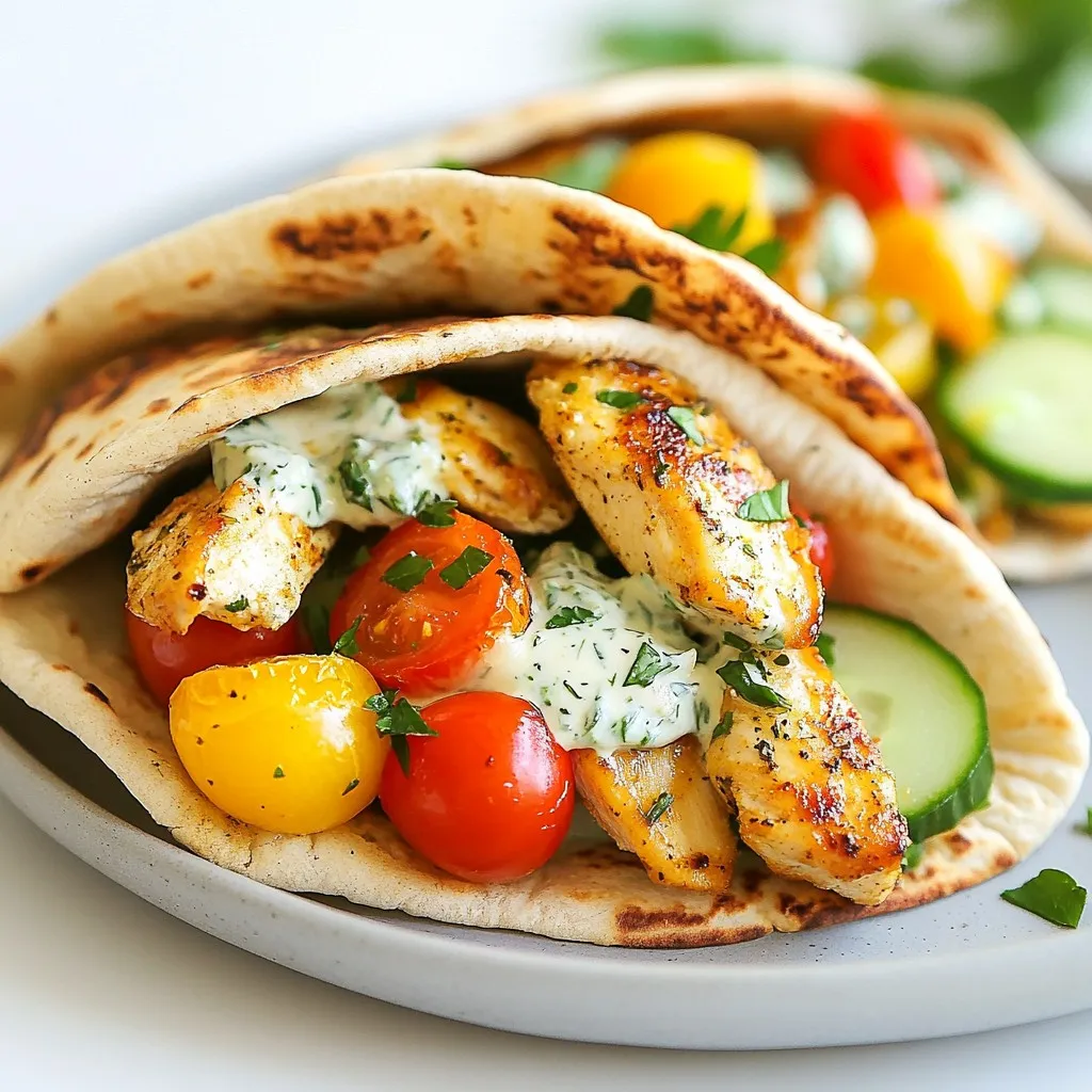 Sheet Pan Chicken Pitas with Herb Ranch Slaw Delight