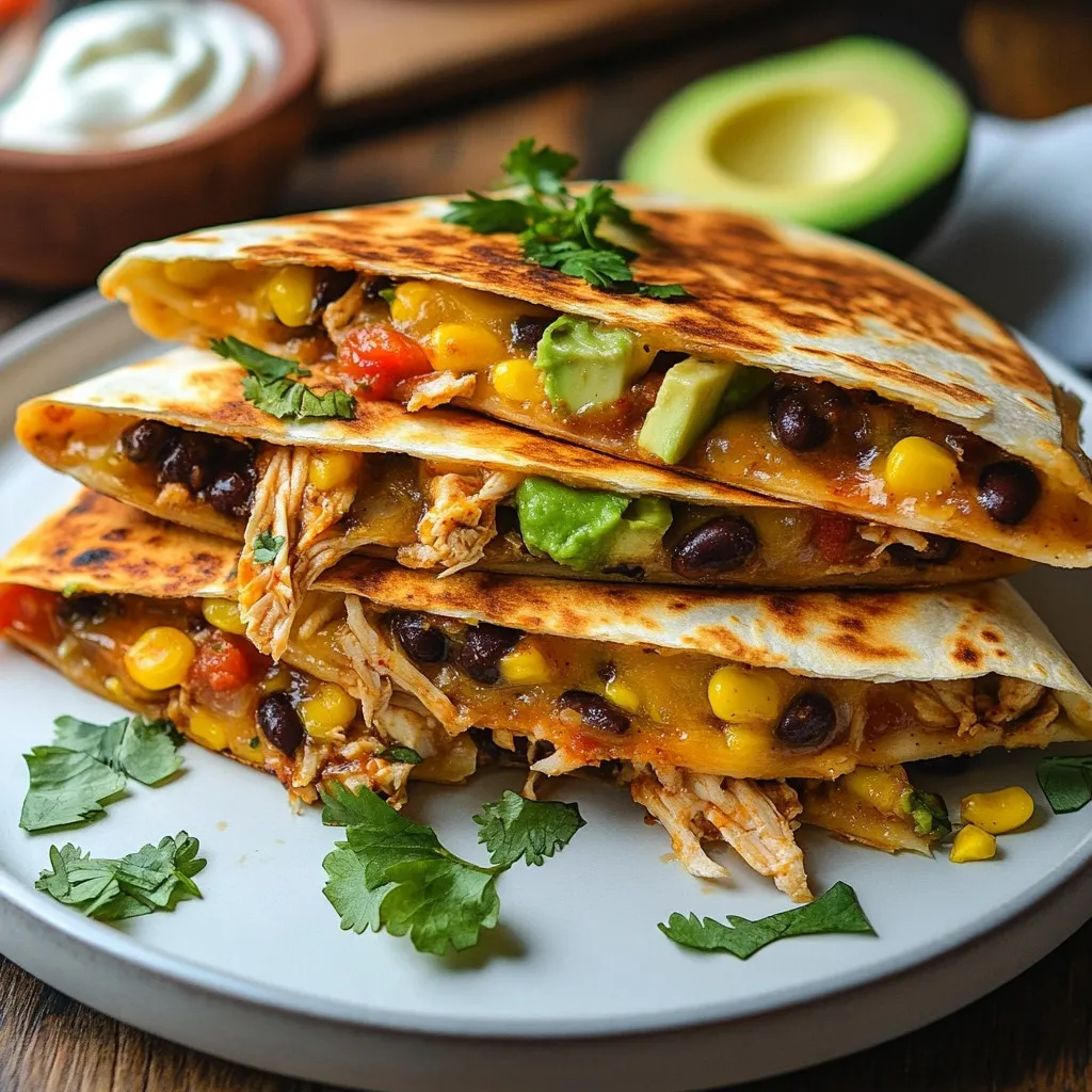 Chipotle Chicken Quesadilla Crunch Flavorful Delight