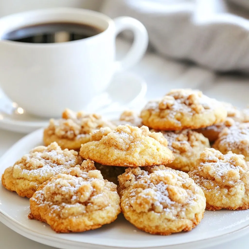 Cinnamon Streusel Coffee Cake Cookies Delightful Treat