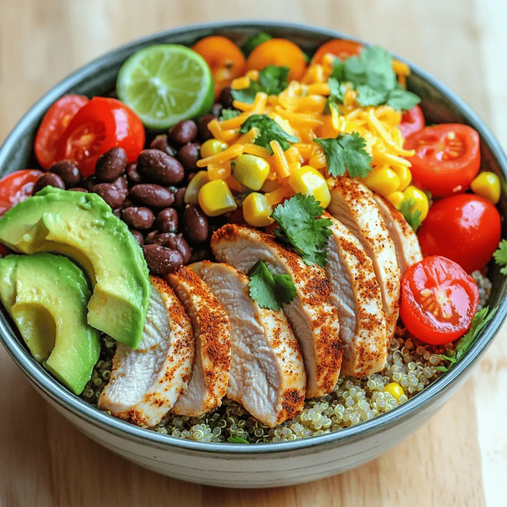 Easy Southwest Chicken Burrito Bowls for Dinner Delight