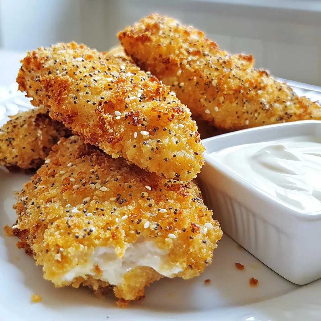 Everything Bagel Chicken Tenders Flavorful and Crispy