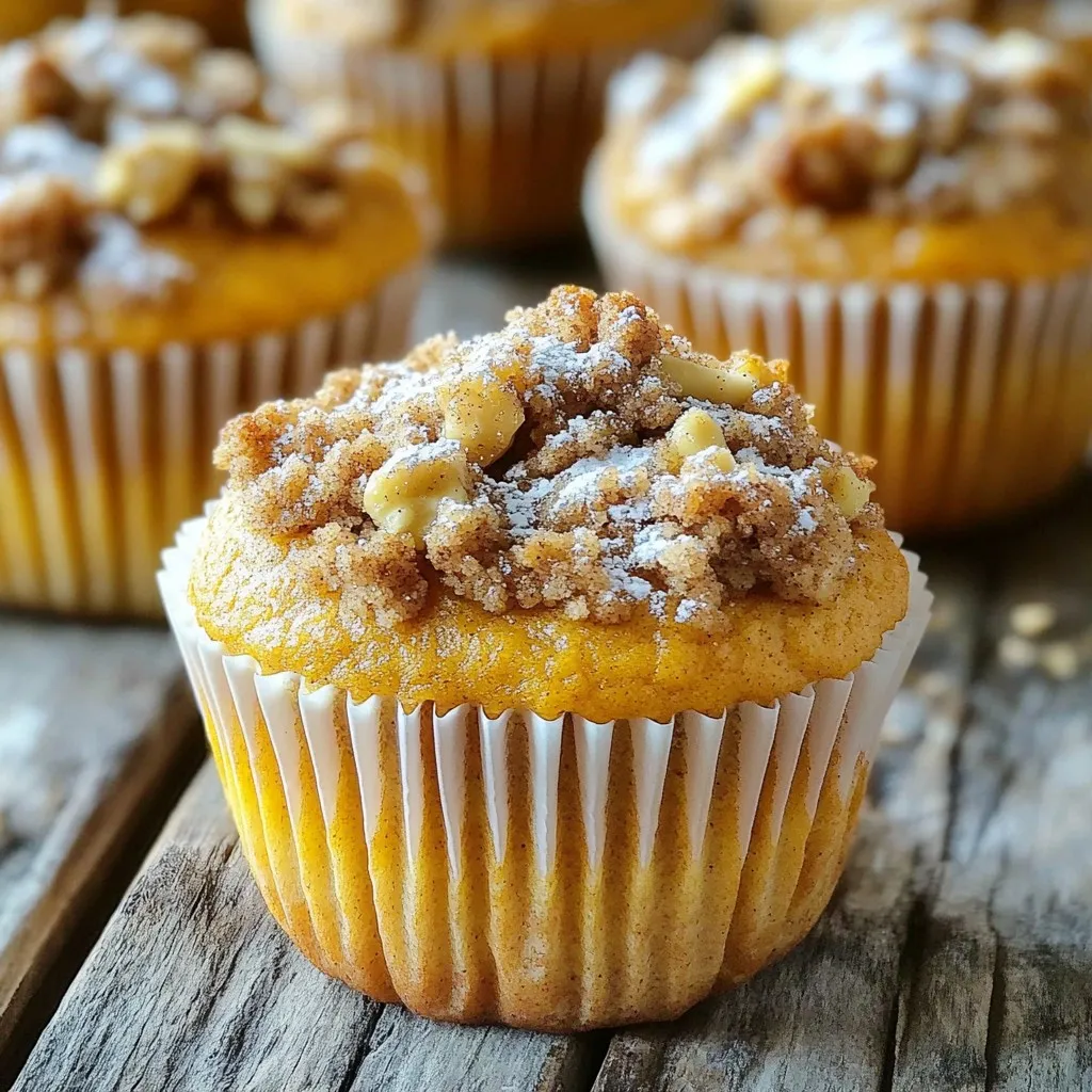 Pumpkin Spice Streusel Muffins Savory and Cozy Treat