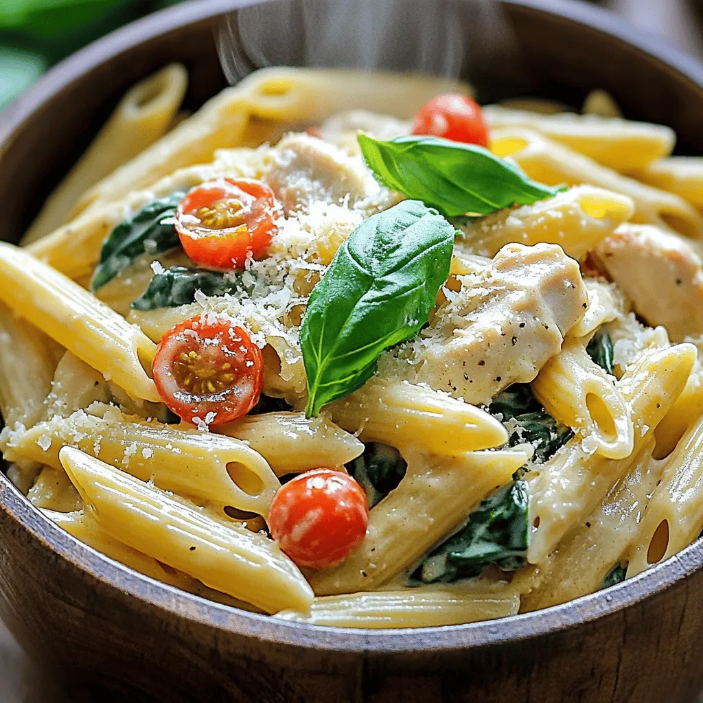 One-Pot Creamy Tuscan Chicken Pasta Delight Recipe