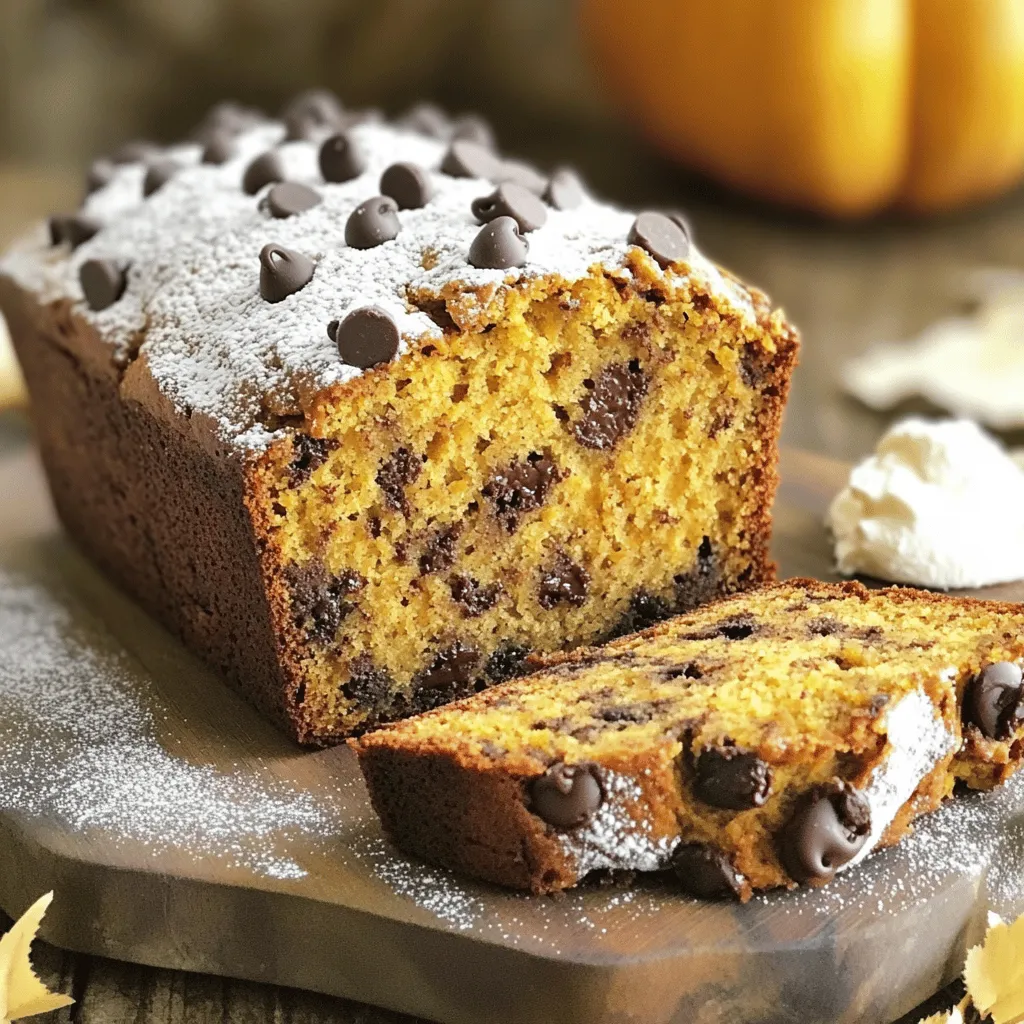 Banana Pumpkin Chocolate Chip Bread Simple Delight