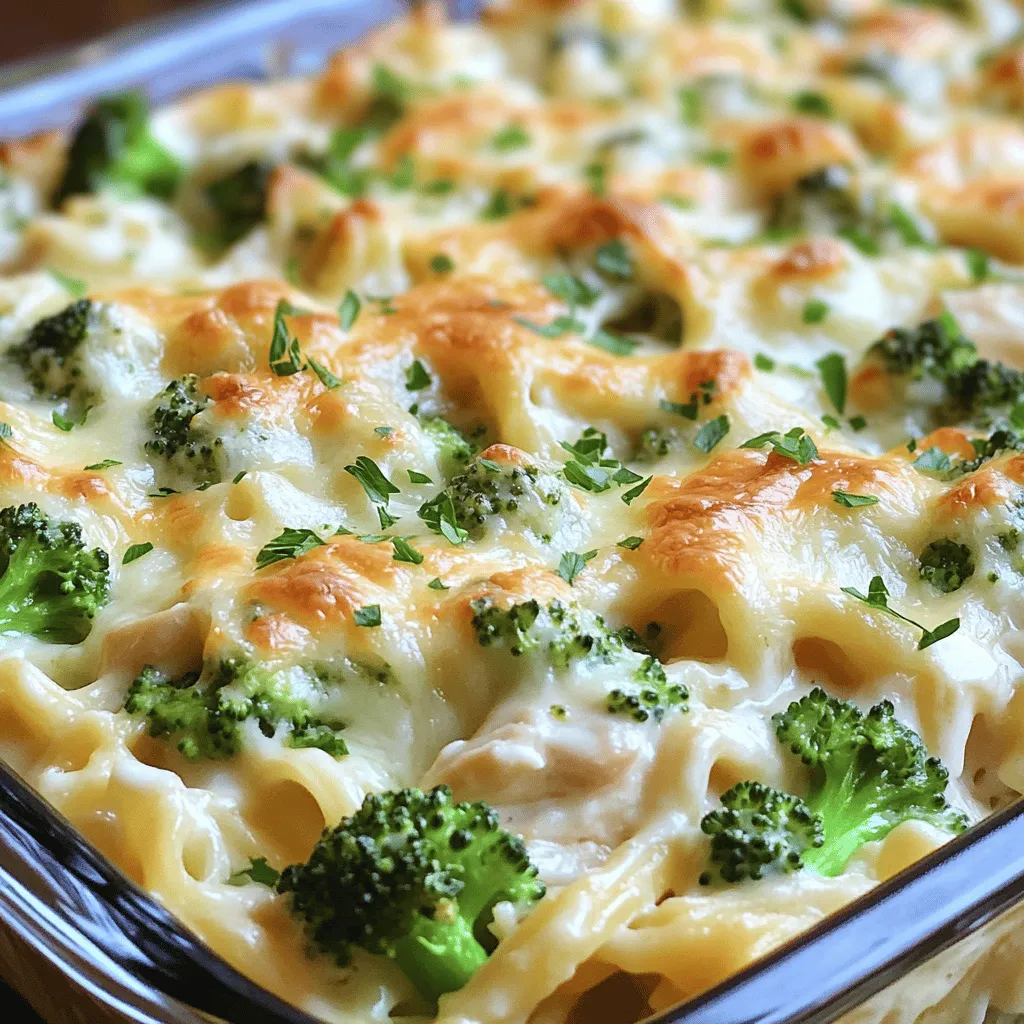 Irresistible Chicken and Broccoli Alfredo Bake Recipe