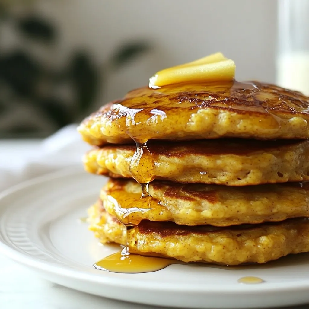 Flourless Oatmeal Apple Pancakes Simple and Tasty Recipe