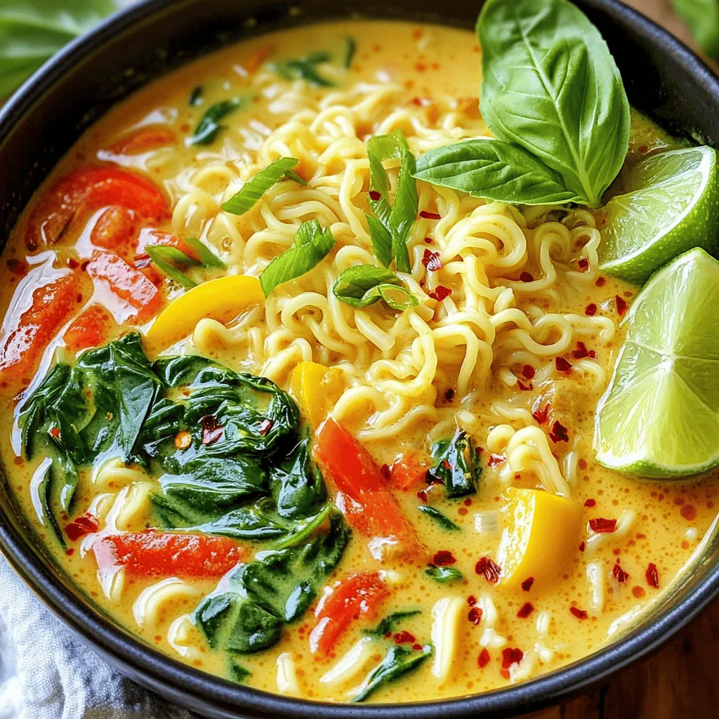Thai Coconut Curry Ramen Flavorful and Easy Recipe