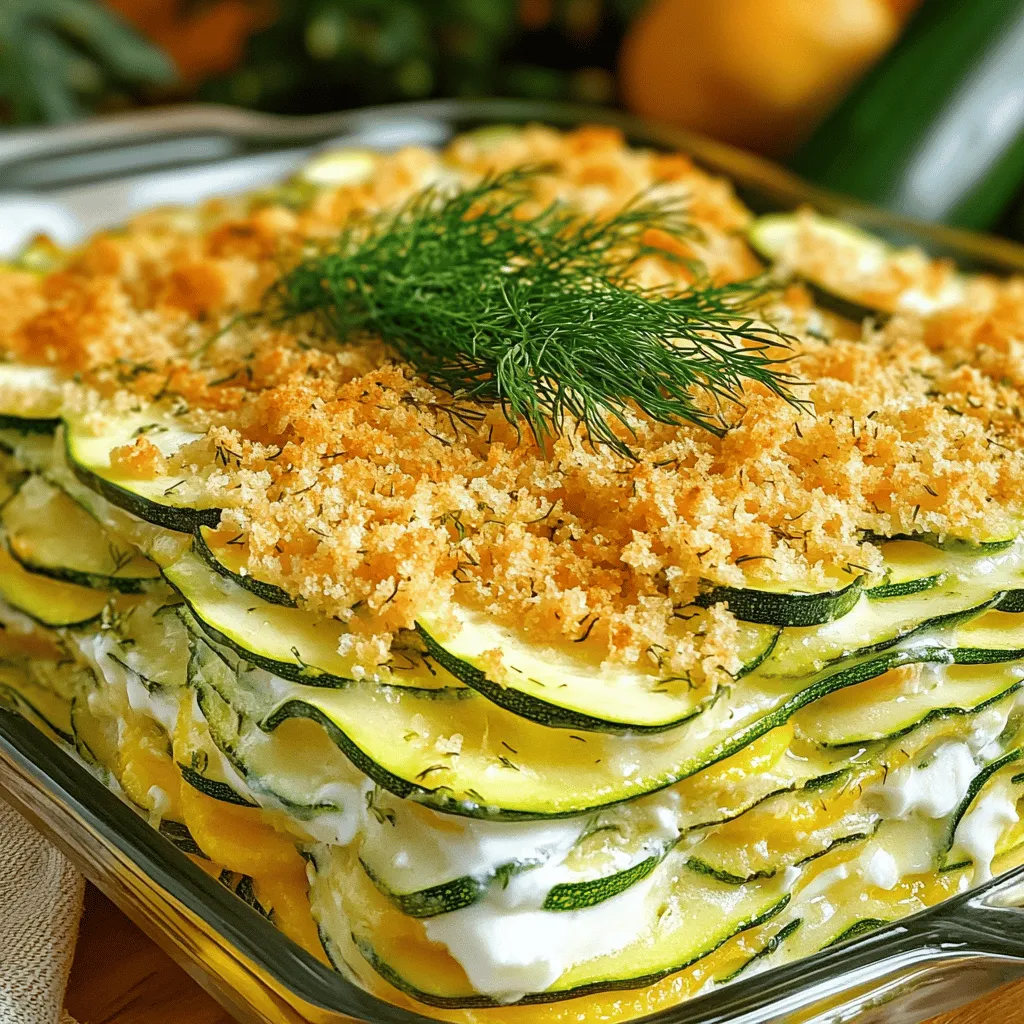 Zucchini Dill Casserole Scrumptious and Easy Recipe